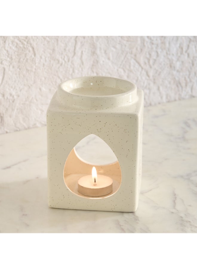 Home Box Ceramic Oil Burner - Cream Color - Image 1
